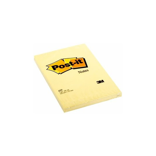 Viestilappu 102x152 Post-it 659, enemmän kirjoitustilaa