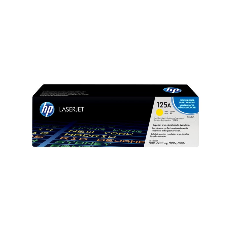 HP CB542A 125A Laserkasetti yellow 1,4k