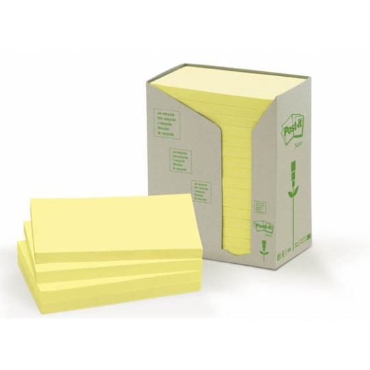 Viestilappu EKO 76x127mm Keltainen Post-It /16 nidettä