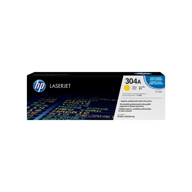 HP CC532A 304A Laserkasetti keltainen 2,8k